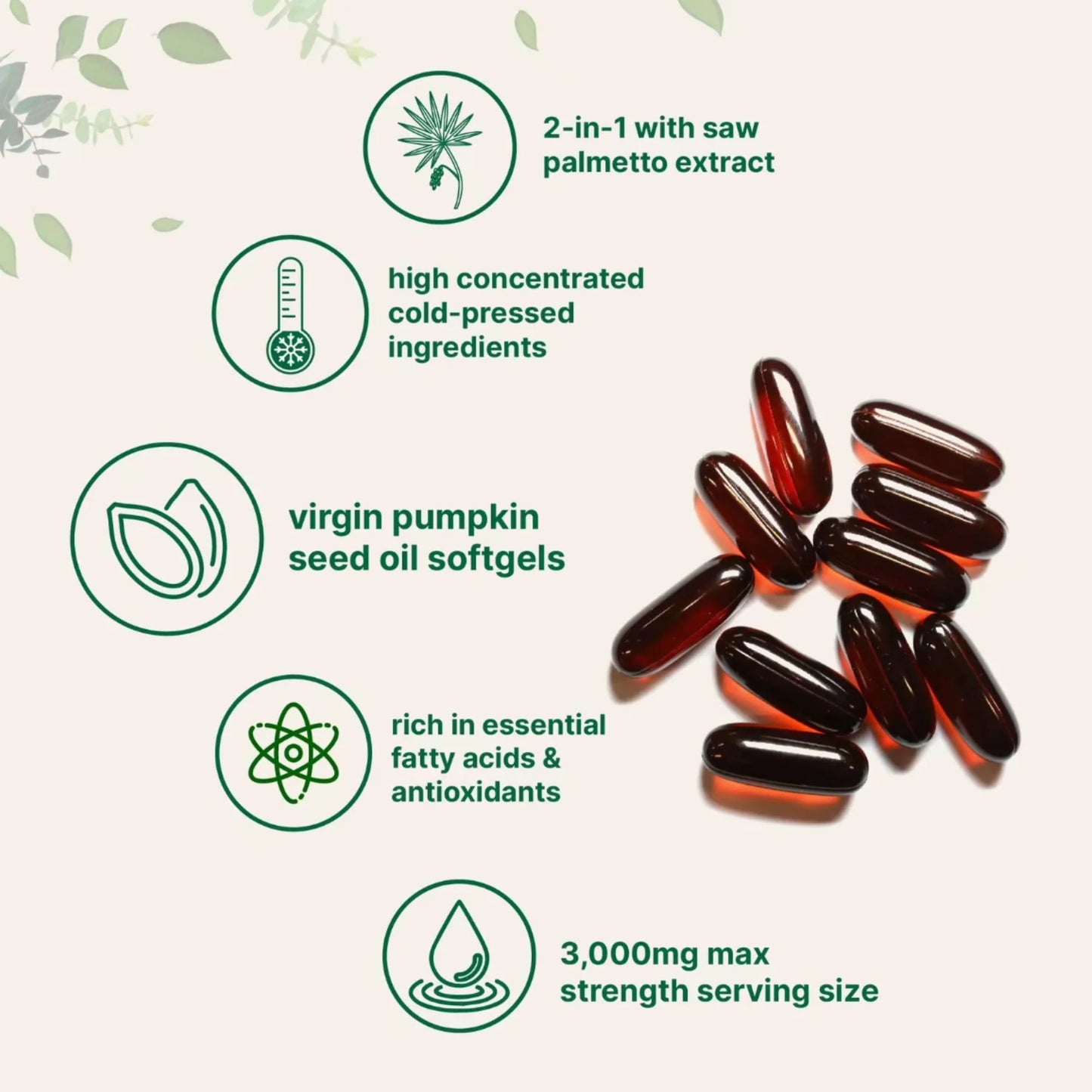 Pumpkin Seed Oil Softgels