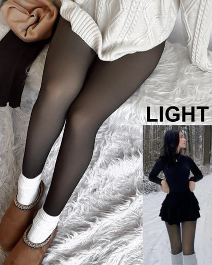 High-Waist Fleece Lined Leggings